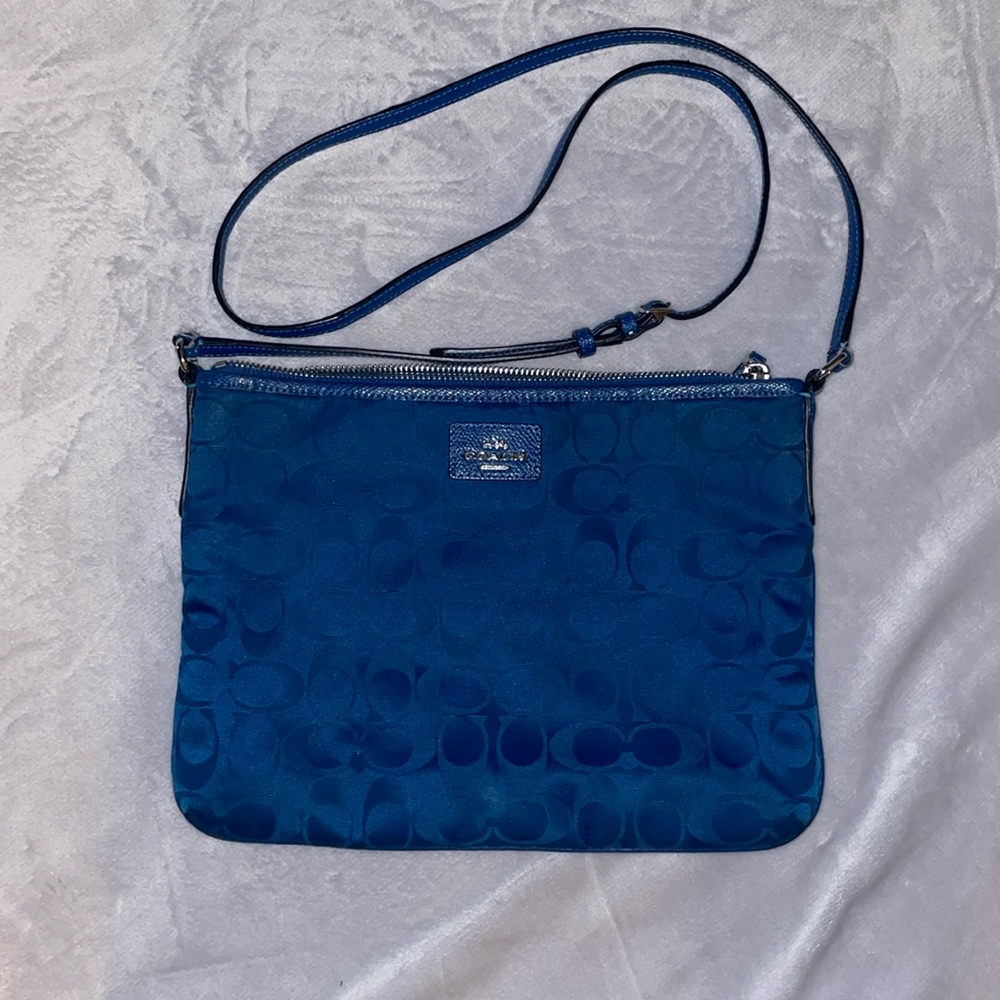 Blue Coach Purse